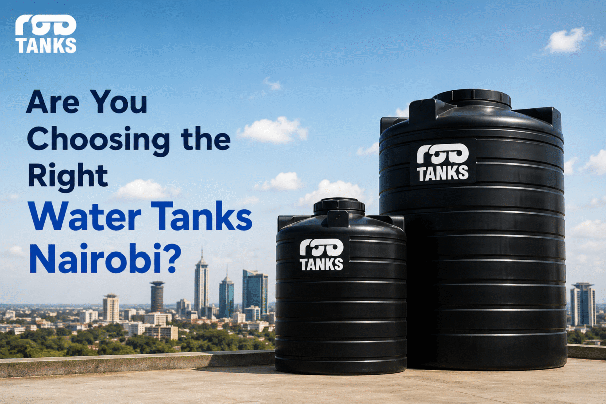 water tanks Nairobi roto-moulded polyethylene installation