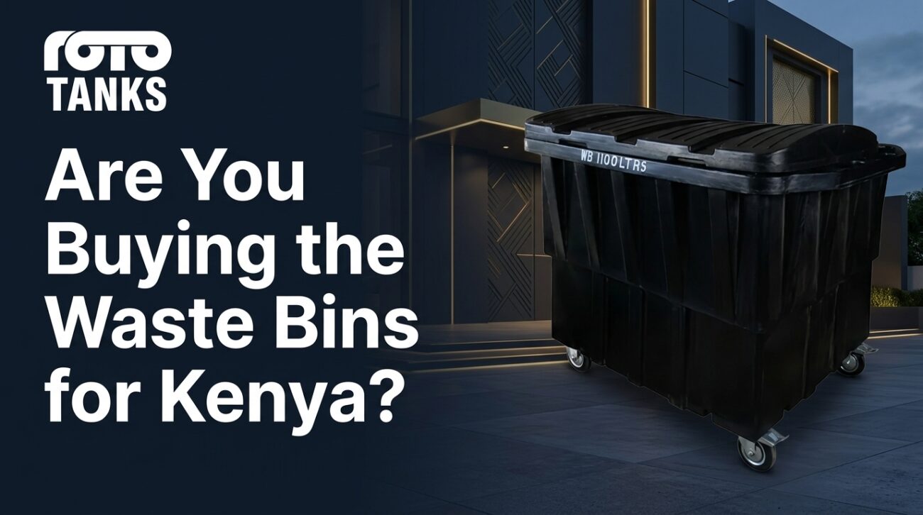 waste bins Kenya roto-moulded outdoor commercial.